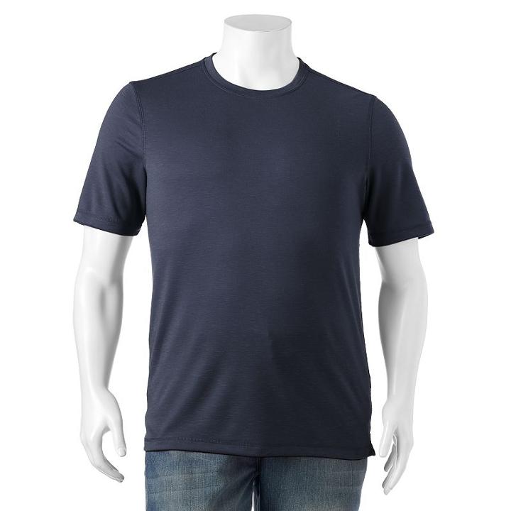 Big & Tall Croft & Barrow&reg; Island Tee, Men's, Size: 3xl Tall, Dark Blue