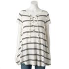 Women's Olivia Sky Lace Up Swing Tunic, Size: Small, White Oth