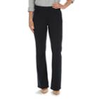Petite Lee Elsie Natural Fit Bootcut Pull-on Ponte Pants, Women's, Size: 4p-short, Dark Blue