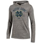Women's Under Armour Notre Dame Fighting Irish Hooded Tee, Size: Xl, Grey