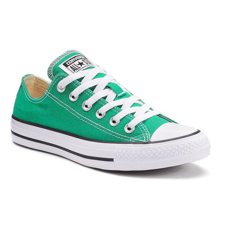 Adult Converse All Star Chuck Taylor Sneakers, Size: M9w11, Med Green