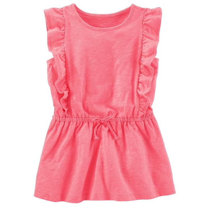 Girls 4-8 Oshkosh B'gosh&reg; Ruffled Tunic, Girl's, Size: 12, Pink
