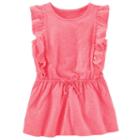 Girls 4-8 Oshkosh B'gosh&reg; Ruffled Tunic, Girl's, Size: 12, Pink