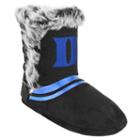 Women's Duke Blue Devils Mid-high Faux-fur Boots, Size: Small, Black