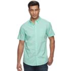 Men's Urban Pipeline&reg; Awesomely Soft Button-down Shirt, Size: Small, Med Green