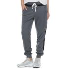 Juniors' So&reg; Solid Track Pants, Girl's, Size: Large, Dark Grey