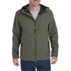 Men's Dickies Waterproof Breathable Hooded Jacket, Size: Xxl, Med Green