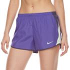 Women's Nike Dry Reflective Running Shorts, Size: Medium, Purple Oth