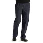 Big & Tall Lee Custom-fit Double-pleated Easy-care Pants, Men's, Size: 48x30, Blue