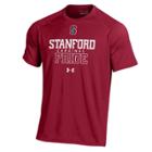 Men's Under Armour Stanford Cardinal Tech Tee, Size: Large, Red