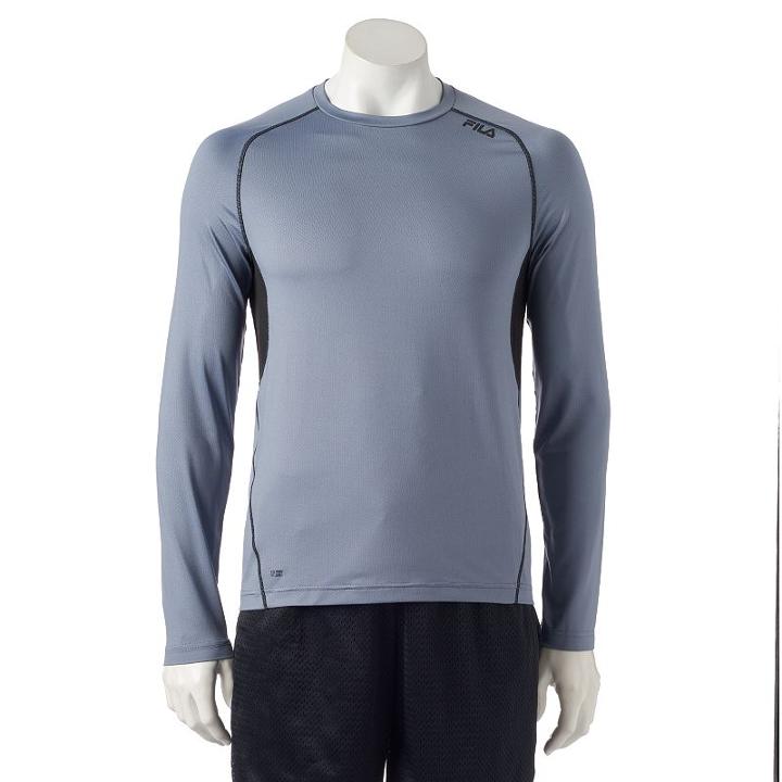 Men's Fila Sport&reg; Training Top, Size: Medium, Med Grey