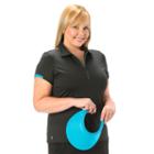 Plus Size Nancy Lopez Flash Short Sleeve Golf Polo, Women's, Size: 2xl, Black