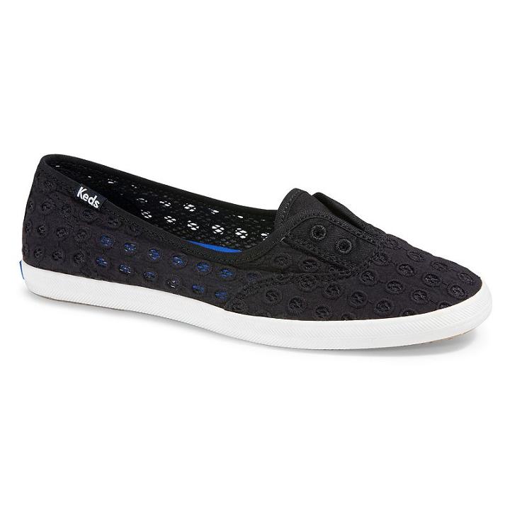 Keds Chillax Mini Eyelet Women's Shoes, Size: 8, Black