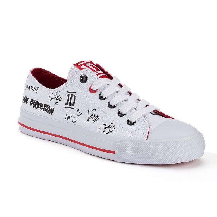 One Direction Autograph Women's Sneakers, Girl's, Size: 10, White