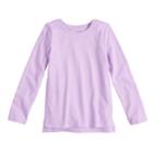 Girls 4-10 Jumping Beans&reg; Solid Long Sleeve Tee, Size: 6x, Lt Purple
