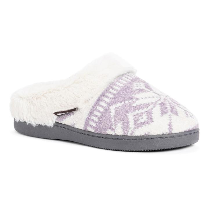 Women's Muk Luks Briar Chenille Scuff Slippers, Size: Large, Purple