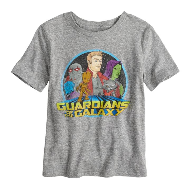 Boys 4-10 Jumping Beans&reg; Guardians Of The Galaxy Characters Graphic Tee, Size: 7, Dark Grey