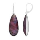 Dana Buchman Simulated Abalone Teardrop Earrings, Women's, Purple