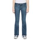 Girls Plus Size Levi's 715 Thick Stitch Taylor Bootcut Jeans, Girl's, Size: 8 1/2, Light Blue