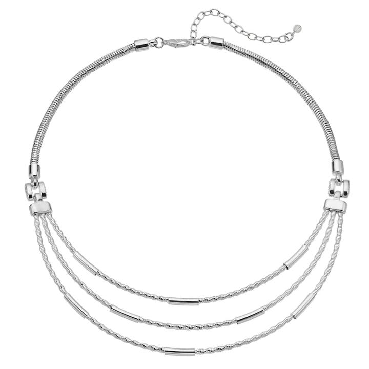 Napier Chain Swag Necklace, Women's, Silver