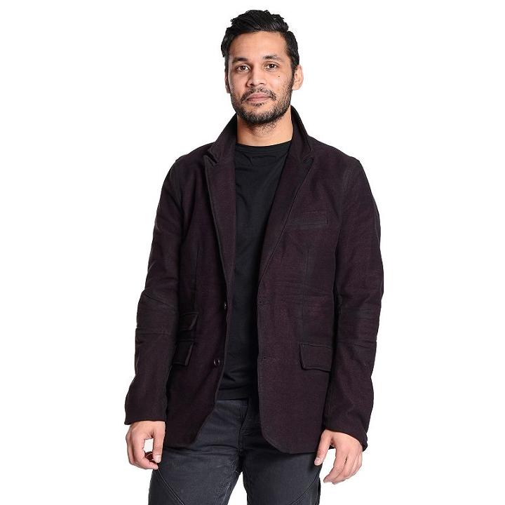 Men's Excelled Black Classic Tweed Blazer, Size: Xxl