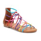 So&reg; Tubing Girls' Sandals, Size: 1, Multicolor