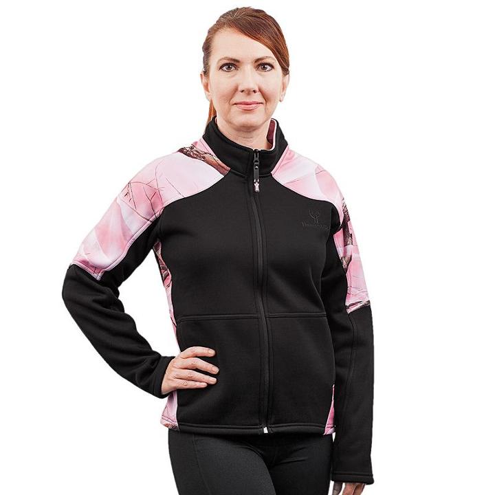 Women's Huntworth Lifestyle Fleece-lined Soft Shell Hiking Jacket, Size: Xl, Black