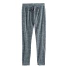 Girls 7-16 & Plus Size So&reg; Mircofleece-lined Leggings, Size: 16 1/2, Grey