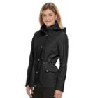 Women's Weathercast Hooded Soft Shell Anorak Jacket, Size: Medium, Black