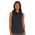 Women's Harve Benard Chloe Sleeveless Blouse, Size: Small, Black