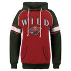 Women's Old Time Hockey Minnesota Wild Breen Pullover Hoodie, Size: Xl, Red