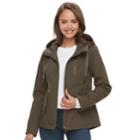 Juniors' Sebby Hooded Zip-up Jacket, Teens, Size: Medium, Green Oth