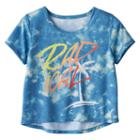Mudd&reg; Crop Ringer Tee - Girls 6-16 & Girls' Plus, Girl's, Size: 6, Blue (navy)