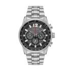 Citizen Eco-drive Men's Nighthawk Stainless Steel Chronograph Watch - Ca4370-52e, Size: Large, Grey