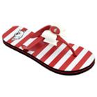 Women's College Edition Arkansas Razorbacks Bow Flip-flops, Size: Small, Dark Red