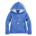 Girls 4-10 Jumping Beans&reg; Hooded Pullover, Size: 6, Blue (navy)