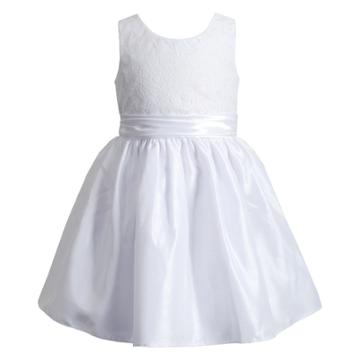 Girls 4-6x Youngland Lace Bodice Dress, Size: 6x, White