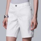 Women's Simply Vera Vera Wang Floral Jacquard Bermuda Shorts, Size: 12, White