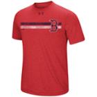 Men's Under Armour Boston Red Sox Stripe Tee, Size: Medium, Med Red