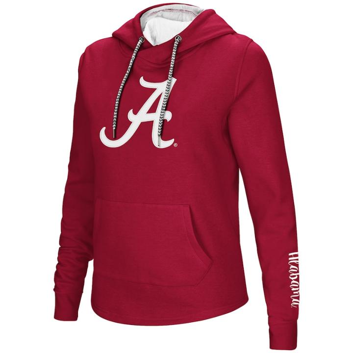 Women's Alabama Crimson Tide Crossover Hoodie, Size: Xxl, Dark Red