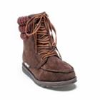 Muk Luks Polly Women's Ankle Boots, Girl's, Size: 7, Dark Brown