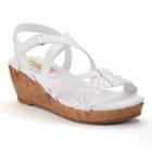 Rachel Shoes Boca Girls' Wedge Sandals, Girl's, Size: 13, White