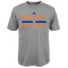 Boys 4-7 Adidas New York Knicks Heathered Practice Climalite Tee, Boy's, Size: M(5/6), Grey