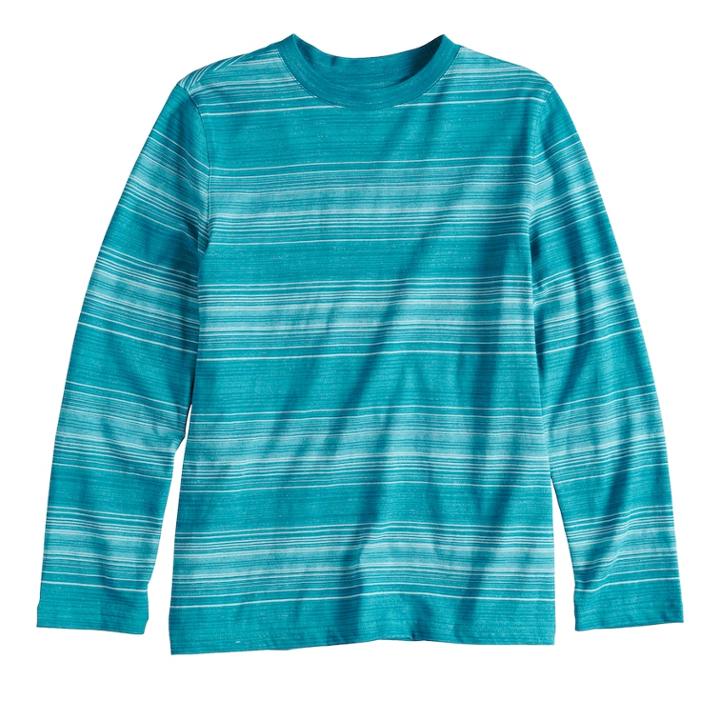 Boys 8-20 & Husky Urban Pipeline&reg; Striped Ultimate Tee, Size: Small, Med Grey