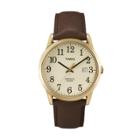 Timex Easy Reader Leather Watch, Brown