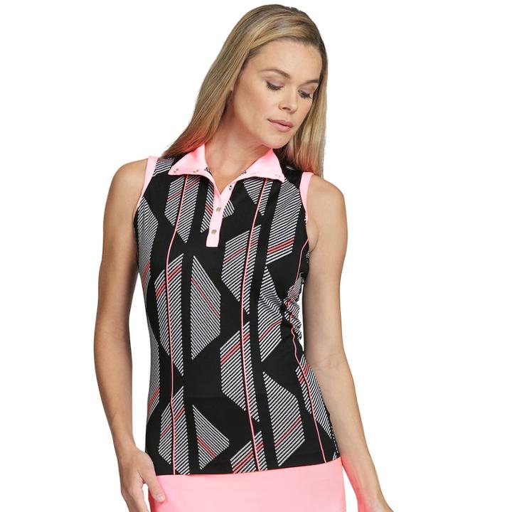Women's Tail Berlin Golf Tank, Size: Xl, Pink Ovrfl
