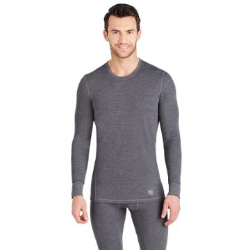 Big & Tall Climatesmart By Cuddl Duds&reg; Pro Extreme Crewneck Tee, Men's, Size: Xxl Tall, Med Grey