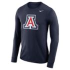 Men's Nike Arizona Wildcats Dri-fit Logo Tee, Size: Large, Blue (navy)