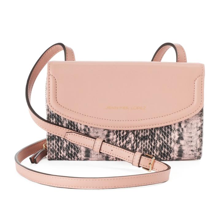 Jennifer Lopez Brie Crossbody Bag With Wallet, Women's, Light Pink