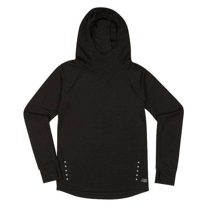 Girls 4-6x New Balance Performance Lightweight Hoodie, Girl's, Size: 4, Black